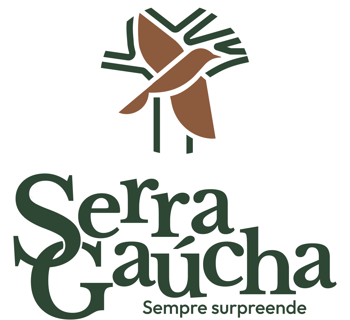 Lockup Serra Gaúcha — Duo Color Verde